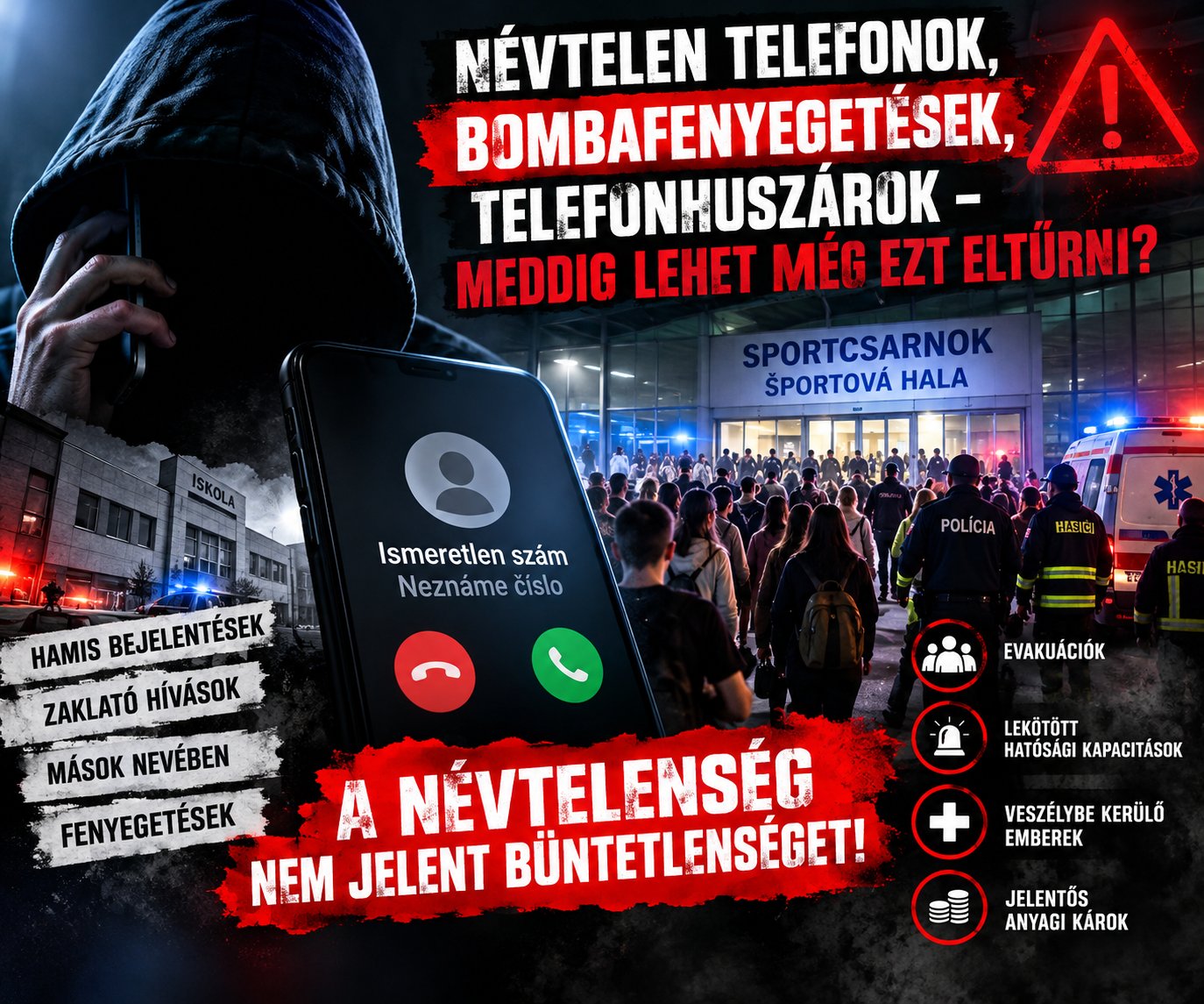 Fénykép a hírhez NÉVTELEN TELEFONOK, BOMBAFENYEGETÉSEK, TELEFONHUSZÁROK – MEDDIG LEHET MÉG EZT ELTŰRNI?