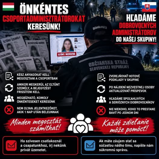Fotografia k novinke Hľadáme dobrovoľných administrátorov do našej skupiny!